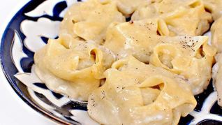 Манты на пару