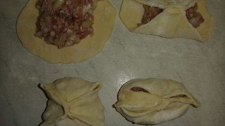 манты с говяжьим фаршем