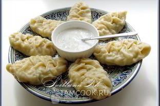 Манты с картошкой