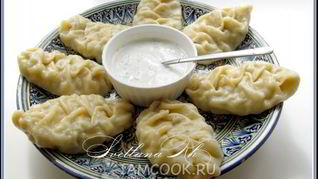 Манты с картошкой