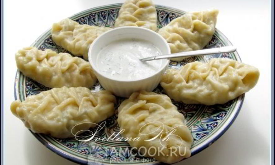 Рецепт мантов с картошкой