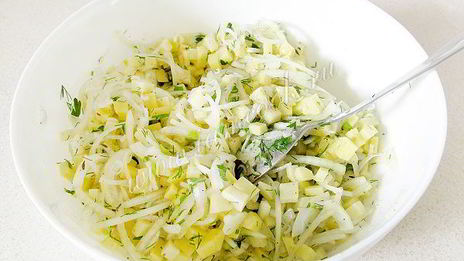 манты с картошкой