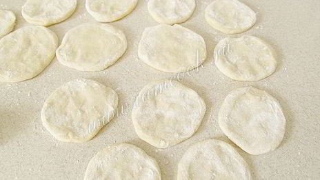 манты с картошкой