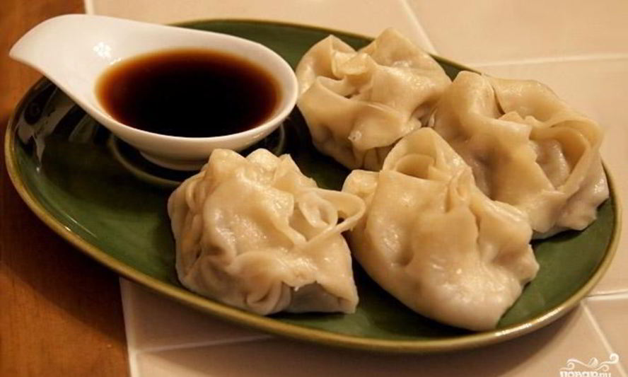 Рецепт мантов с консервированными грибами