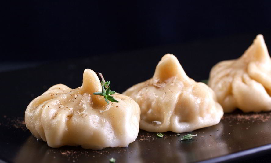 Рецепт мантов с курицей и тыквой