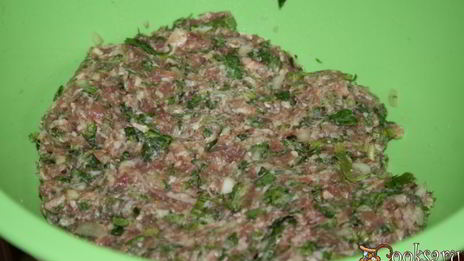 манты с мясным фаршем