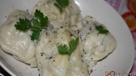 манты с мясным фаршем