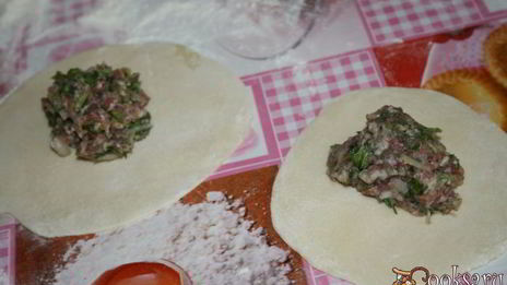 манты с мясным фаршем
