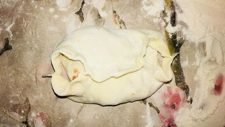 манты с мясом и тыквой