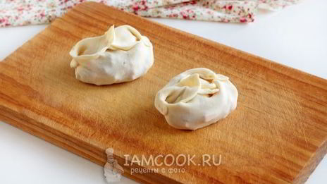 манты с тыквой и фаршем