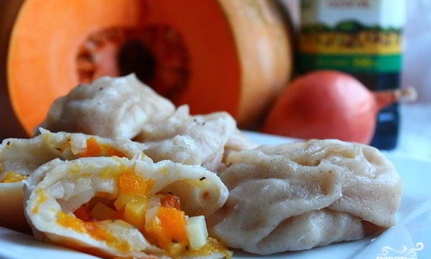 Рецепт мантов с тыквой и картошкой