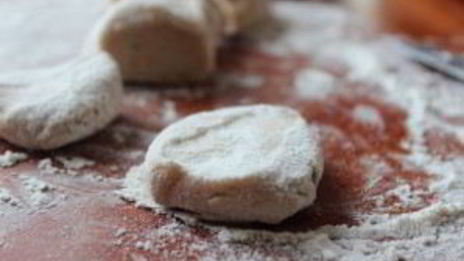 манты с тыквой и картошкой