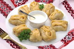 Манты с тыквой и салом