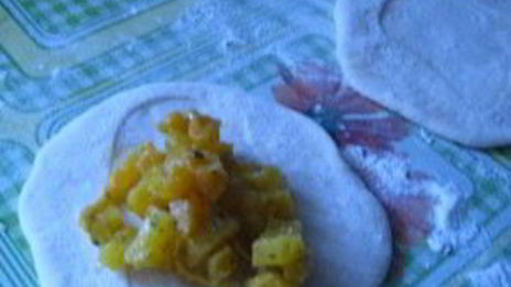 манты с тыквой постные