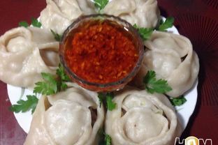 Манты со свининой и тыквой