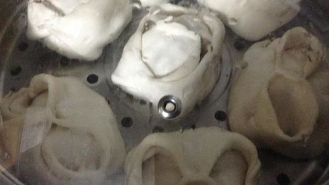 манты со свининой и тыквой