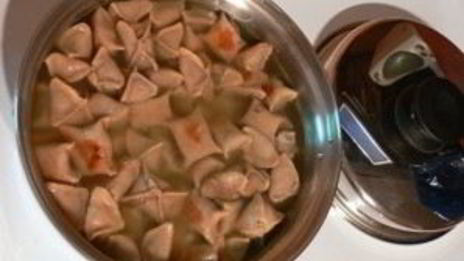 манты в духовке