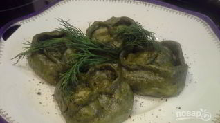 Манты зеленые