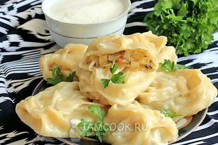 Овощные манты