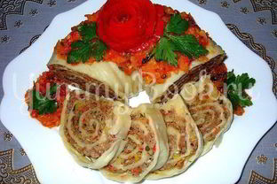 Паровой рулет Ханум