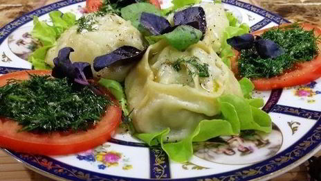 сочные манты со свининой и пекинской капустой