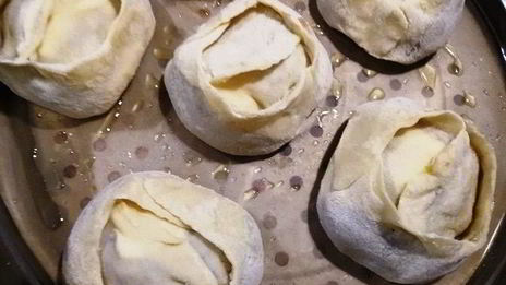 сочные манты со свининой и пекинской капустой