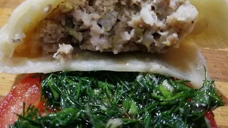 сочные манты со свининой и пекинской капустой