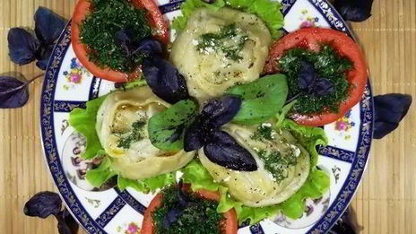 сочные манты со свининой и пекинской капустой