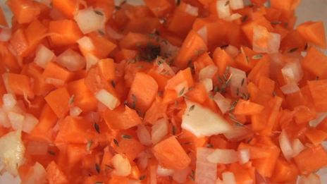 зеленые манты с тыквой