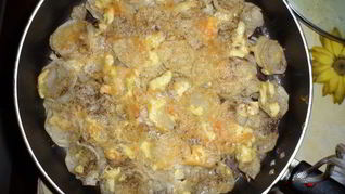 Картошка с мясом по-французски