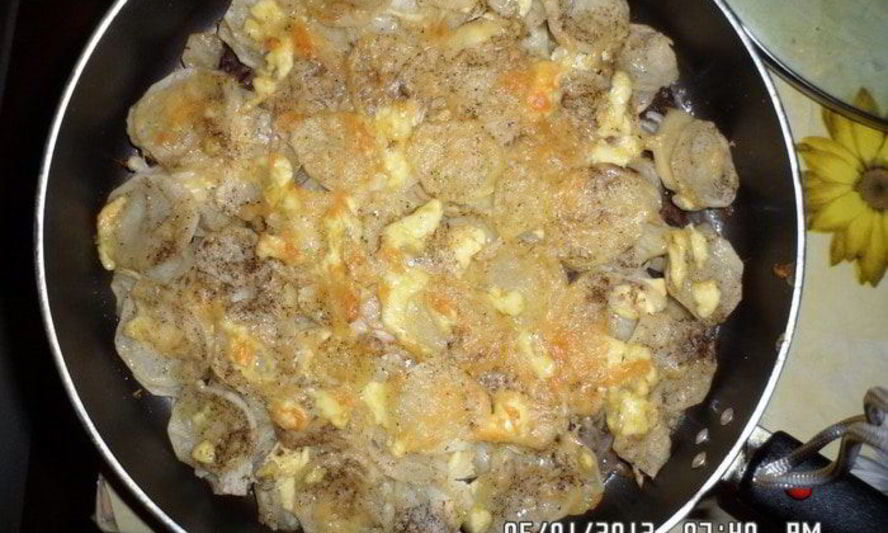 Рецепт картошки с мясом по-французски