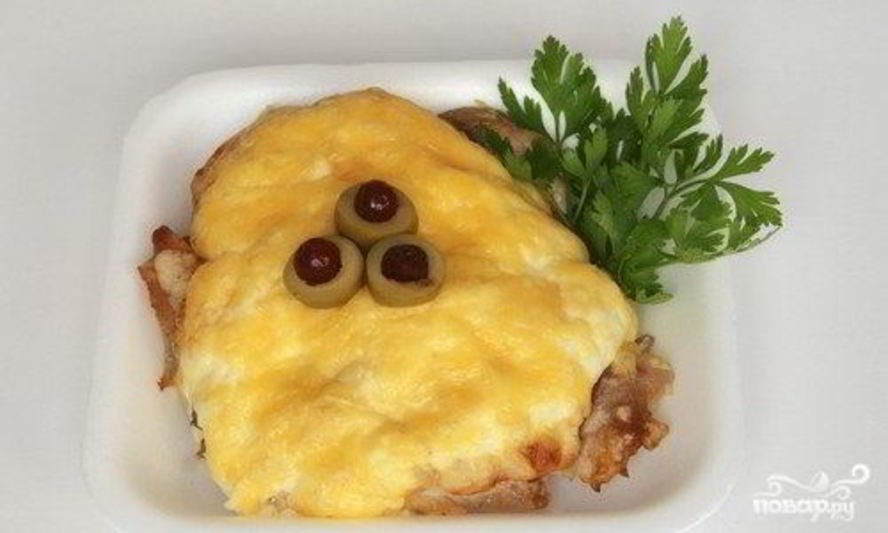 Рецепт курицы по-французски с грибами