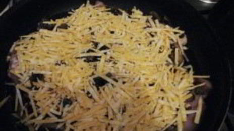 курица по-французски с грибами