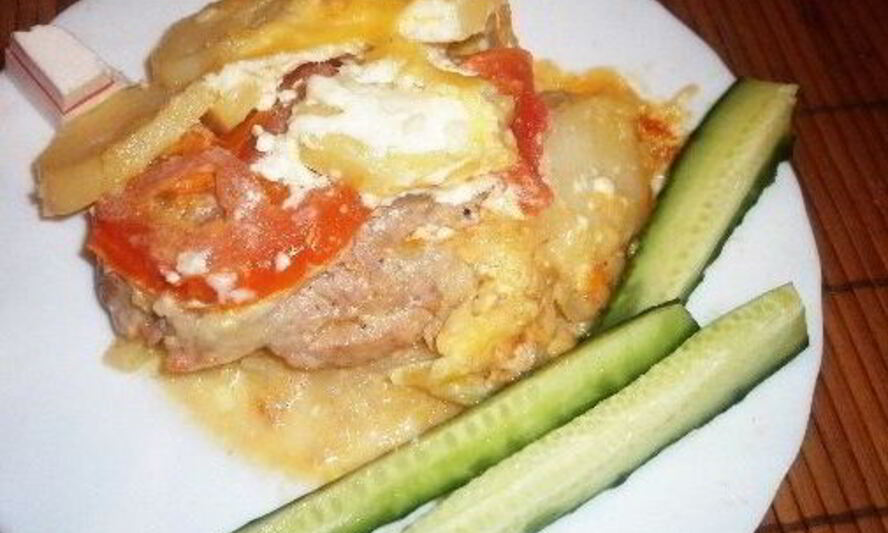 Рецепт мяса по-французски без духовки