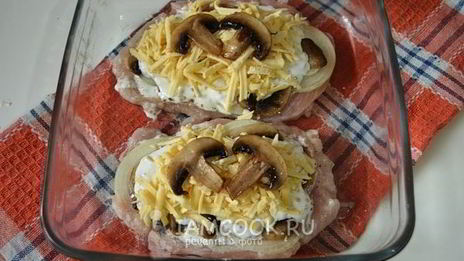 мясо по-французски без майонеза