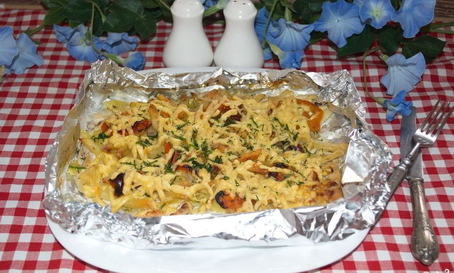 Рецепт мяса по-французски из курицы