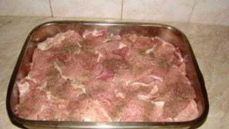 мясо по-французски с ананасом