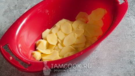 мясо по-французски с фаршем