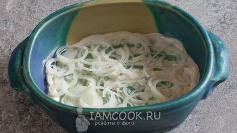 мясо по-французски с фаршем