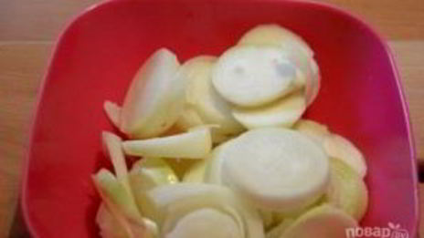 мясо по-французски с грибами и сыром