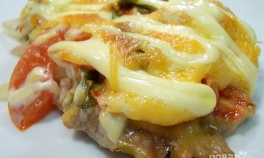 Рецепт мяса по-французски с грибами в духовке