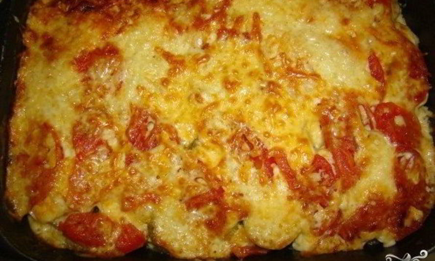 Рецепт мяса по-французски с кабачками