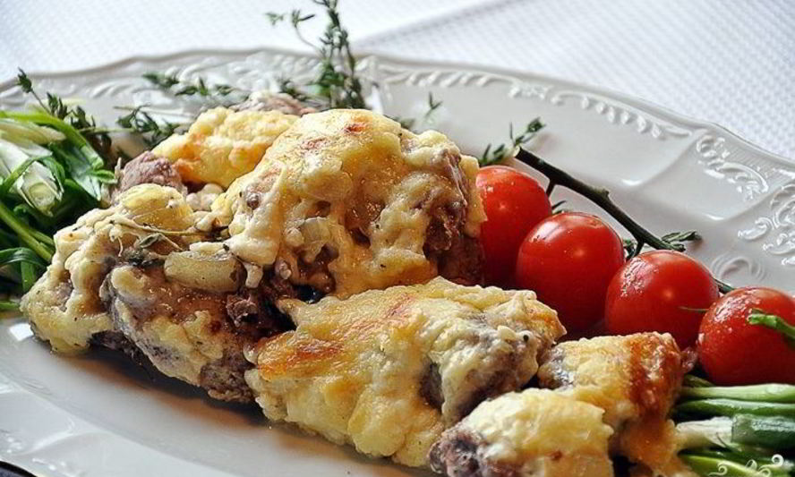 Рецепт мяса по-французски с картофелем