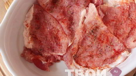 мясо по-французски с картошкой