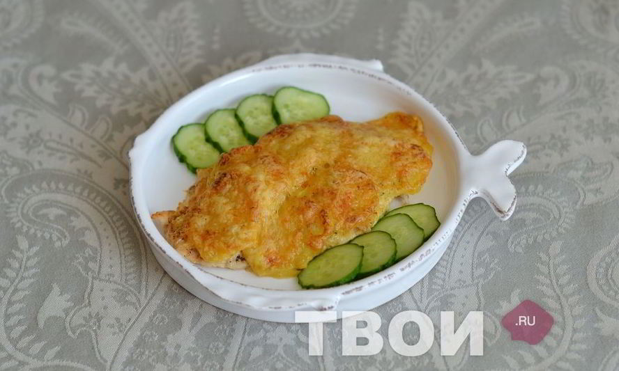 Рецепт мяса по-французски с курицей