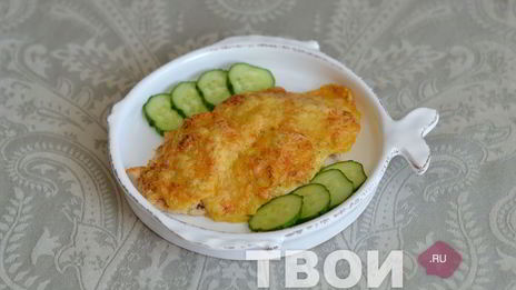 мясо по-французски с курицей