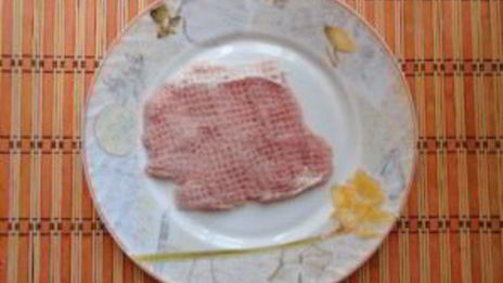 мясо по-французски с луком и сыром