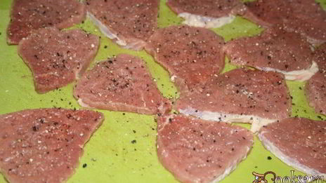 мясо по-французски с шампиньонами