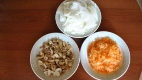 мясо по-французски со свининой и грибами