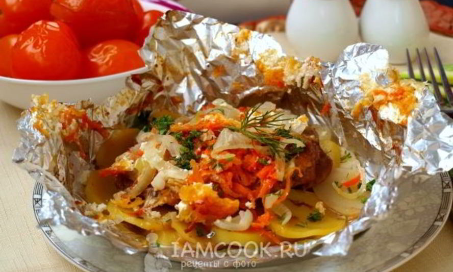 Рецепт мяса по-французски в фольге в духовке